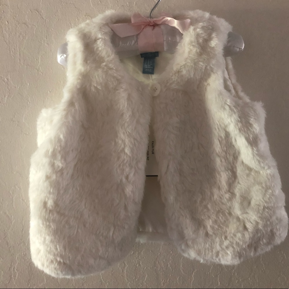 Faux fur vest